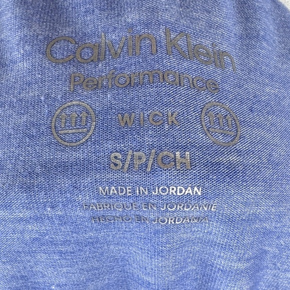 Calvin Klein Performance Wicking Tank Top in Periwinkle - Picture 4 of 6